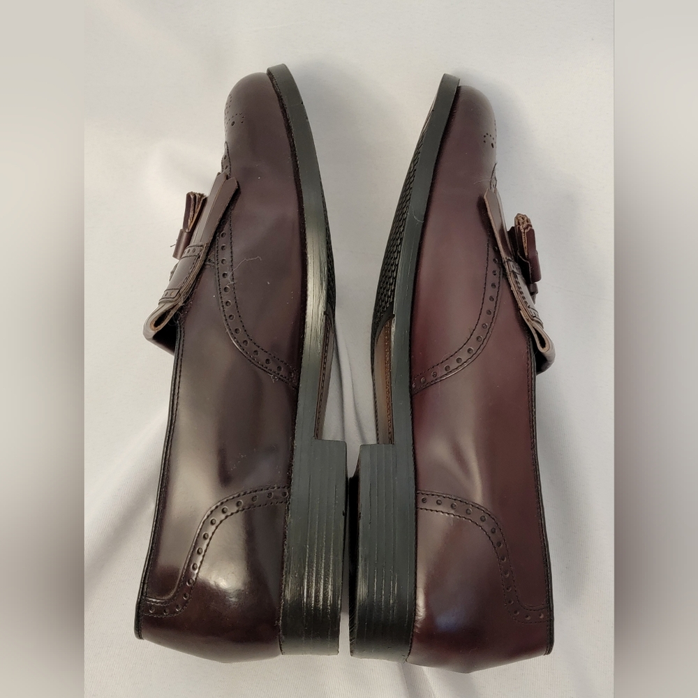 Nunn Bush Comfort Burgundy Tassel Loafers Size 12M - Picture 7 of 11